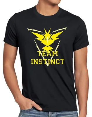 Produktbild von BaumwolleCloud Team Instinct Herren T-Shirt Gelb Instinkt