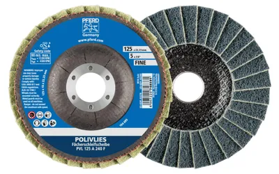 Produktbild von Pferd Fächerschleifscheibe fein Durchmesser 125mm Korund A - 44694113