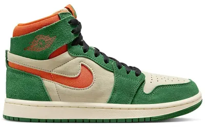 Immagine prodotto di Jordan 1 High Zoom Air CMFT 2, colore Verde Pino e Arancione Vivace (modello da donna) - Taglia EU 36