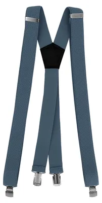 Produktbild von Fabio Farini - 1 Stück Schmales Y-Design mit 2,5cm Breite verstellbar mit extra starken Clipverschluss, Hellblau