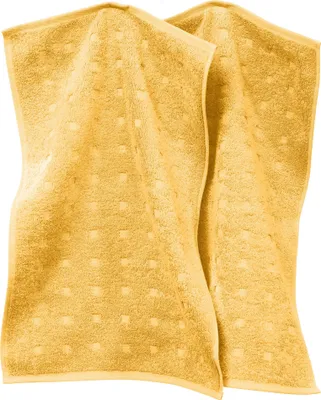 Produktbild von Möve Gästetuch Quadretti" 2er-Pack gelb 30x50 cm"