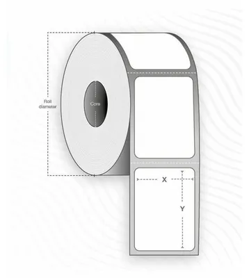 Produktbild von Capture CA-3016407-T, Weiß, Rolle, Thermodirekt, Acryl, Permanent, Universal