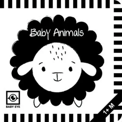 Image de Baby Animals: Kontrastbuch für Babys mit Öffnungen · kontrastreiche Bilder angepasst an Babyaugen · Schwarz Weiß Buch für Neugeborene · Mein erstes Bilderbuch · Montessori Buch