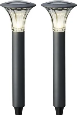 Obrázek produktu pro Sada 2 ks LED solárních zahradních svítidel 49 x 17 cm