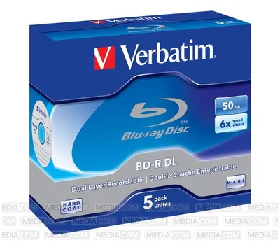 Produktbild von VERBATIM 43748 BD-R DUAL 50GB 6X Rohling