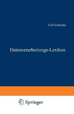 Produktbild von Datenverarbeitungs-Lexikon