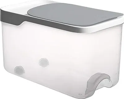 Produktbild von 5 Kg Reis Luftdicht Behälter Mehl Pulver Reisbehälter Trockenfutter Vorratsbehälter Speisekammer Feuchtigkeitsbeständiger Lebensmittel Veranstalter für zu Hause.