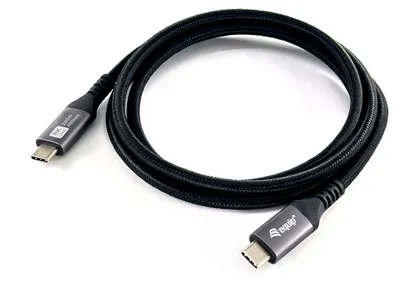 Obrázok produktu pre Equip 128380, 0,5 m, USB C, USB C, USB4 Gen 3x2, 40 Gbit/s, Čierna