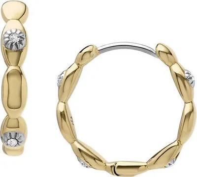 Produktbild von Fossil Ohrringe Damen Sutton Evil Eye Edelstahl Gold-Ton JF04795710