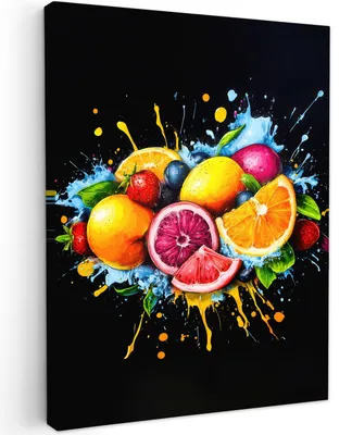 Imagen del producto de Cuadro en lienzo para decoración de pared 80 x 60 cm