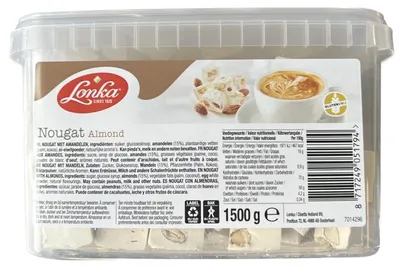 Immagine prodotto di Lonka Torrone alle mandorle 1,5 kg