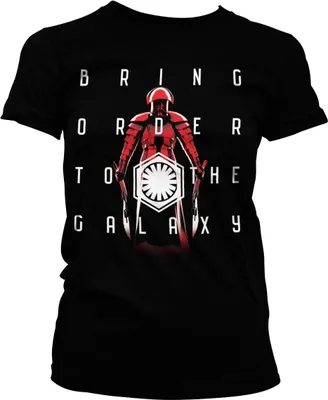 Produktbild von Girlie Shirt Bring Order To The Galaxy Größe: XXL