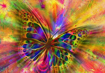 Produktbild von Bluebird Puzzle bunter Schmetterling - Puzzle 1000 Teile