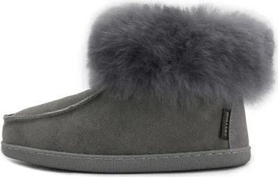 Produktbild von Lammfell Hausschuhe - EWA - Schuhgröße: EUR 42 | Farbe: Grau