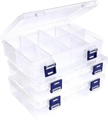 Produktbild von Verspiegelte Organizer-Boxen mit Anpassbaren Kompartimenten