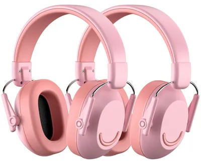Immagine prodotto di Cuffie antirumore SNR 30 dB per bambini dai 3 ai 16 anni, colore rosa, ideali per concerti