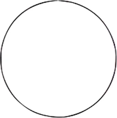 Produktbild von Deko-Ring Hoop, schwarz Metall, Durchmesser 30 cm