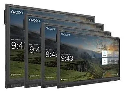 Imagen del producto de Avocor - Pantalla LCD de la serie E, con retroiluminación LED, de 190 cm (75") de diagonal - interactiva - con pantalla táctil (multitáctil) - 4K UHD (2160p) de 3840 x 2160 - retroiluminación LED directa