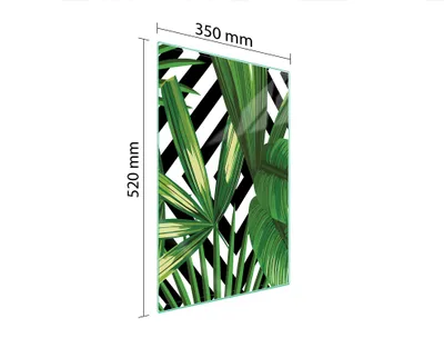 Image de Planche à découper en verre 35x52 feuilles