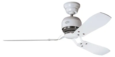 Produktbild von Deckenventilator mit Wandschalter Industrie II Weiß 132 cm