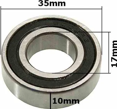 Zdjęcie produktu dla Łożysko 6003 RS BEARING ATV 110/125/150 17x35x10 POZIOME OZNACZENIE SILNIKA 139FMB, 147FMD, 152FMH, 154FMI STOSOWANE W CHIŃSKICH QUADACH ATV