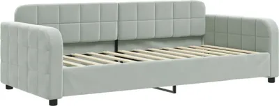 Obrázok produktu pre vidaXL Denná posteľ Svetlo sivá 90x200 cm Velvet