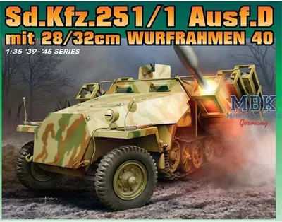 Obrázok produktu pre Dragon 1:35 Sd.Kfz.251 Ausf.D w/28/32cm Wurfra.