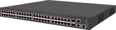 Produktbild von Hewlett Packard Enterprise OfficeConnect 1950 48G 2SFP+ 2XGT PoE+, Managed, L3, Gigabit Ethernet (10/100/1000), Power over Ethernet (PoE), Rack-Einbau, 1U