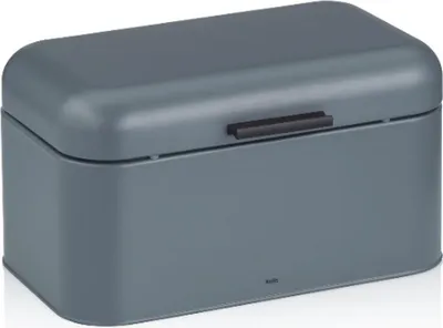 Image de Boîte à pain kela, modèle Frisca, gris foncé, dimensions : 42,5 x 23,5 x 17,5 cm