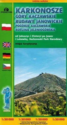 Obrázok produktu pre Krkonoše, pohorie Kaczawskie, Rudawy Janowickie, predhorie Kaczawskie, údolie Jelenia Góra. Turistická mapa. Referenčné číslo