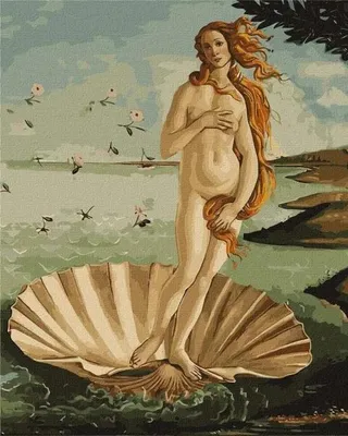 Immagine prodotto di Dipingere con i numeri - La nascita di Venere 40x50 - Ideyka