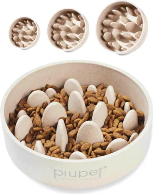 Produktbild von Famanu Futterstation Langsame Futterstation 0,8L - Spülmaschinenfest - Anti-Rutsch - Für große Hunde