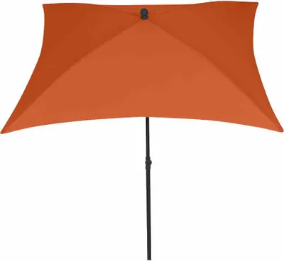 Produktbild von SIENA GARDEN City Mittelstockschirm anthrazit/terracotta 180x180cm