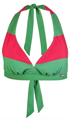 Produktbild von BECO the world of aquasports Bikini-Top Hawaii Breeze mit tollem Ausschnitt pink-grün 36