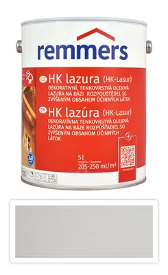 Obrázek produktu pro REMMERS HK lazura - ochranná lazura na dřevo pro exteriér 5 l Bílá