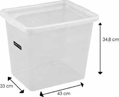 Zdjęcie produktu dla plast team22970800 pojemnik do przechowywania plast team BASIC BOX, 31,0 litrów