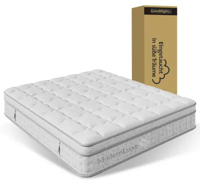 Productafbeelding van Hoogwaardige hybride matras met 7-zone pocketvering, 25 cm hoog, drukverlagend en ademend, gemaakt van koudschuim, afmetingen 160x200 cm