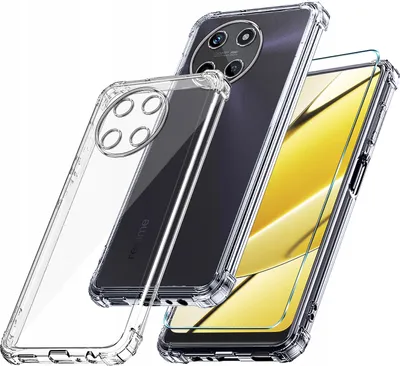 Obrázek produktu pro Pouzdro pro Realme 11 4G ANTI-SHOCK CLEAR CASE + Ochranné sklo 9H