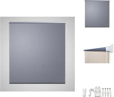 Obrázok produktu pre Zatemňujúca roleta 80 x 230 cm sivá - Žalúzie a rolety