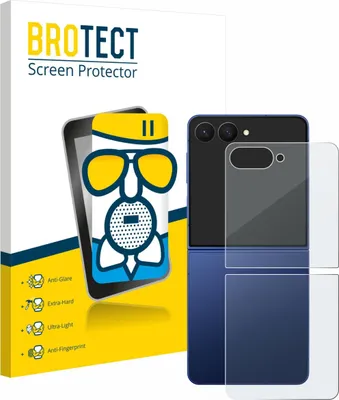 Produktbild von BROTECT Entspiegelungs Schutzglas für Samsung Galaxy Z Flip 7 (Rückseite) Schutzfolie Panzer Folie Glas Display Schutz matt