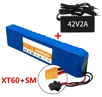 Produktbild von 18650 Lithium-Ionen-Akkupack - 36V 100Ah E-Bike Akku - XT60-SM Stecker - Für 150–500W Antrieb