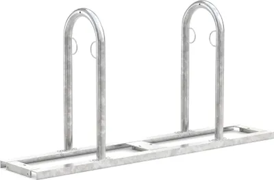 Produktbild von Fahrrad Anlehnbügel Track 32 | 2 Bügel 4 Fahrräder | B1700mm