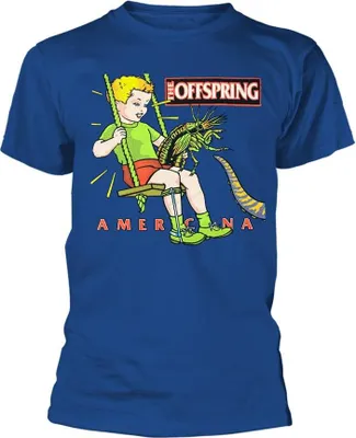 Produktbild von The Offspring - "Americana" T-Shirt für Herren/Damen Uni PH4651 (XXL) (Blau)