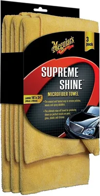 Produktbild von Meguiar's Supreme Shine Microfiber-Tuch 3er-Pack, Größe L 40 x 60 cm