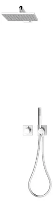 Produktbild von KEUCO 59653010802 Brause-Set 8 IXMO Sets 59653 eckig,