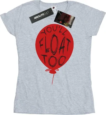 Produktbild von It - "You'll Float Too" T-Shirt für Damen BI44069 (L) (Grau)