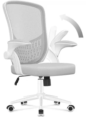 Zdjęcie produktu dla Ergonomiczne krzesło biurowe X24F00K076, z oddychającą tapicerką z siatki, szare