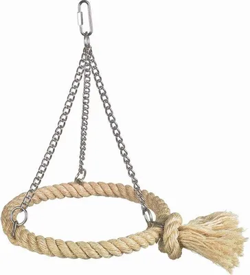 Obrázek produktu pro Hračka pro pozorování zvířat, kulatá – kávově hnědá – 17,8 cm