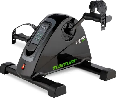 Produktbild von Tunturi Cardio Fit M50 mini bicykel cvičebný bicykel / s elektrickým motorom / pedálový trenažér / trenažér na ruky a nohy / mini bicykel / cvičebný bicykel pre seniorov s LCD displejom - čierny