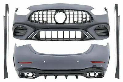 Image de Kit carrosserie pour Mercedes Classe C W206 Berline 2021+ : pare-chocs au design C63.